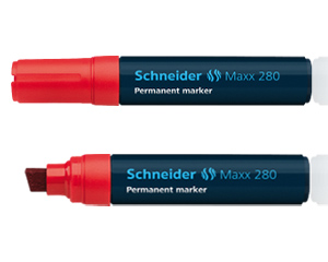 Mar�ieris permanents, sl�ps, 4 - 12 mm, sarkans, MAXX 280